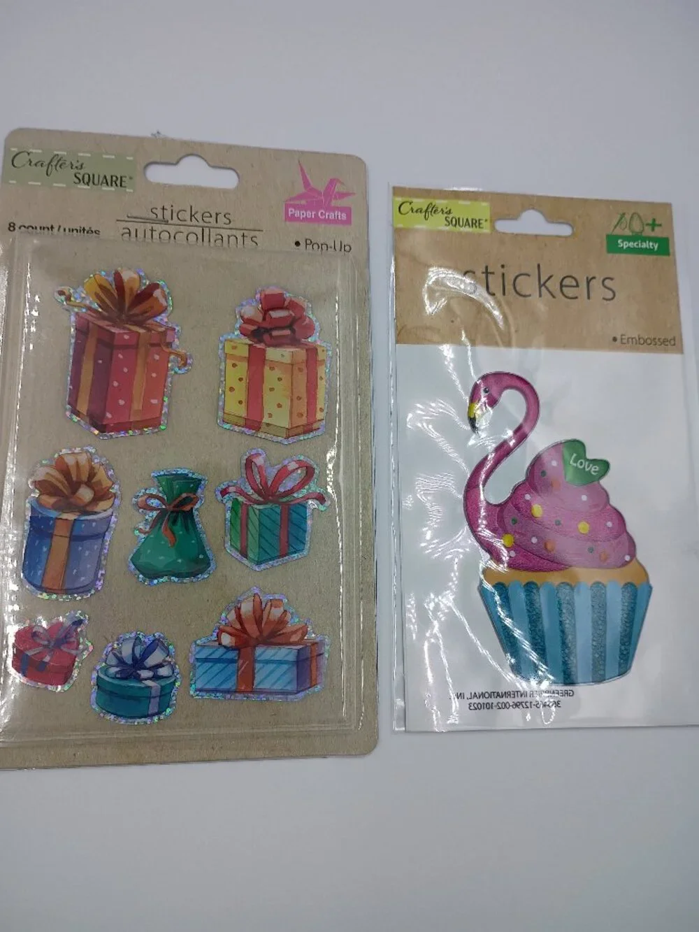 8-Pc Birthday Craft Bundle- Vinyl Rolls Stencils Clear Stamps Stickers